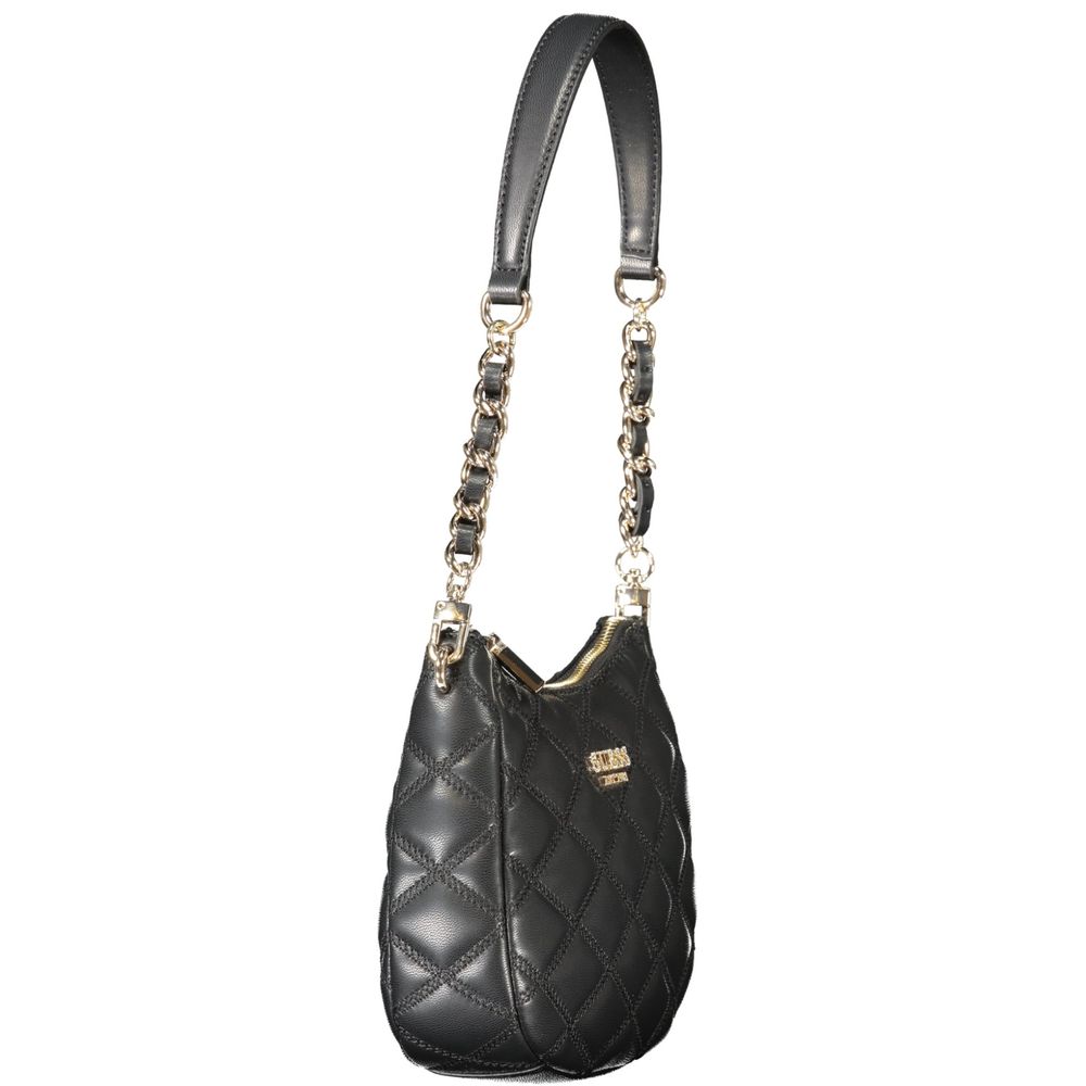 Guess Jeans Nero Poliuretano Women Handbag
