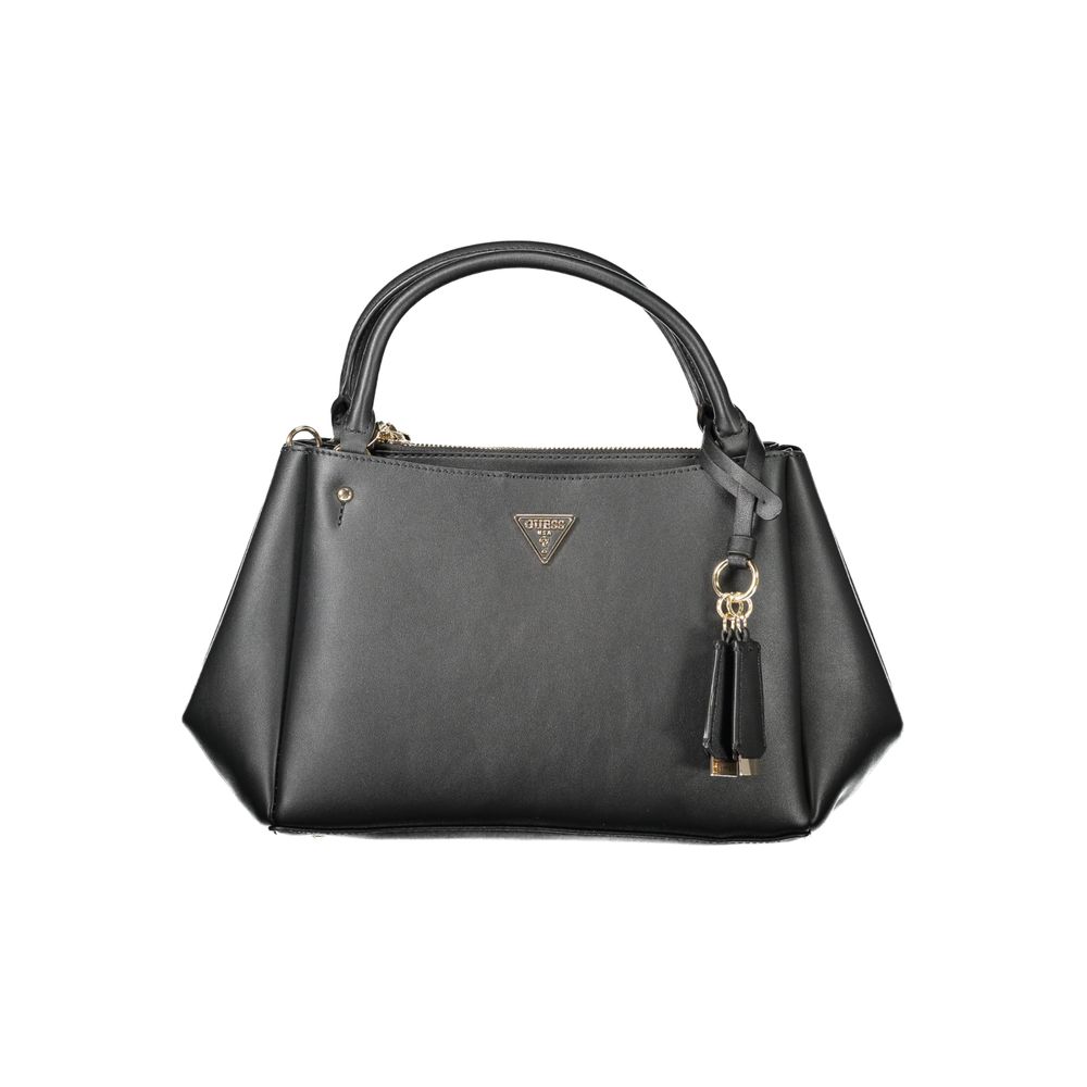 Guess Jeans Nero Poliuretano Women Handbag