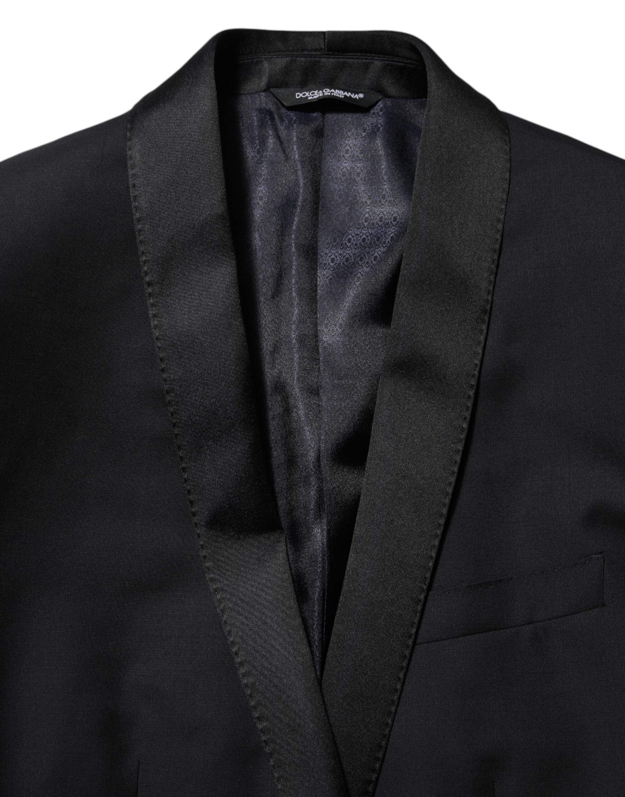 Dolce & Gabbana Black GOLD 1 Button Suit Jacket Men Blazer