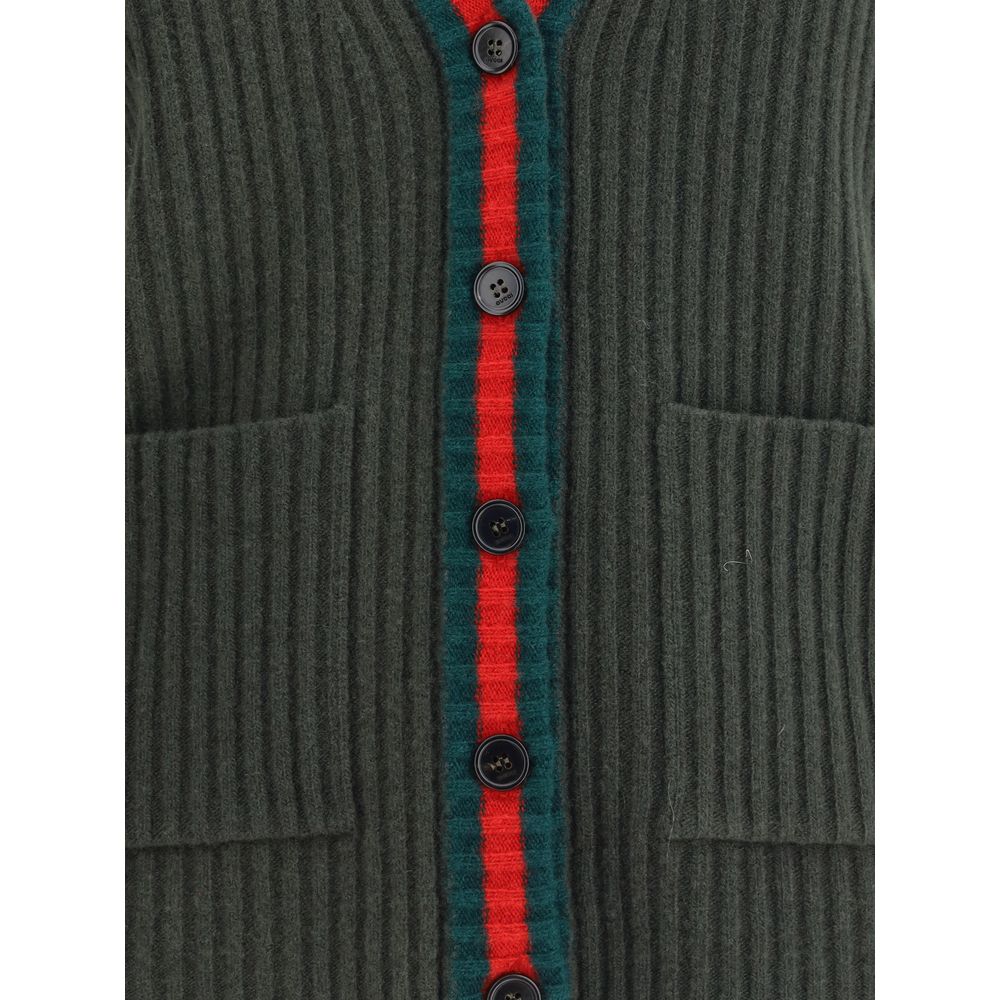 Gucci Bicolor Wool Sleeveles Sweater