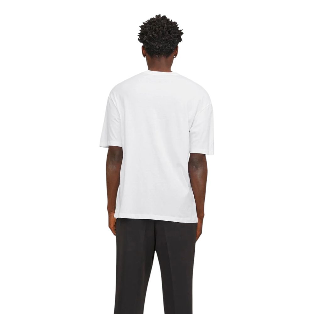 Jack Jones White Cotton T-Shirt