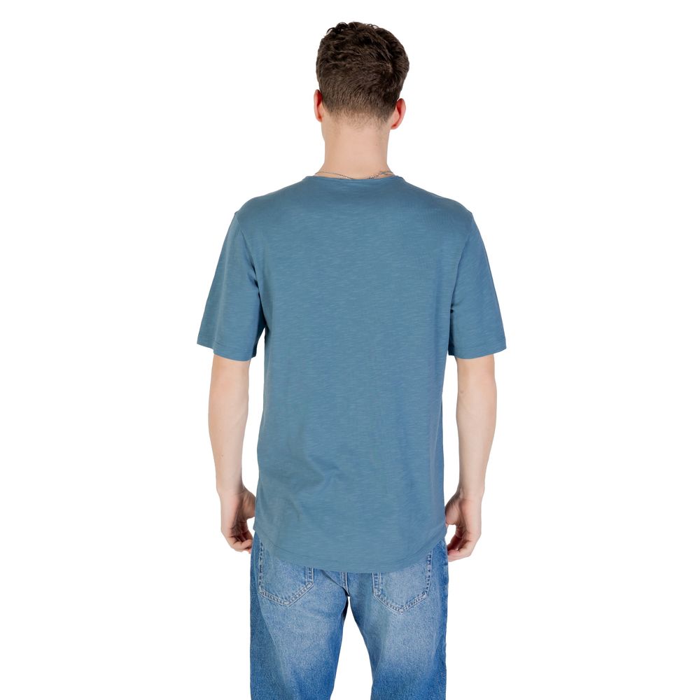 Jack Jones Blue Cotton T-Shirt