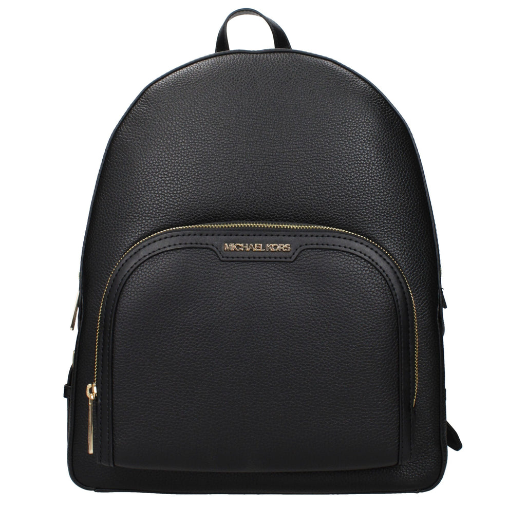 Michael Kors Black Leather Backpack