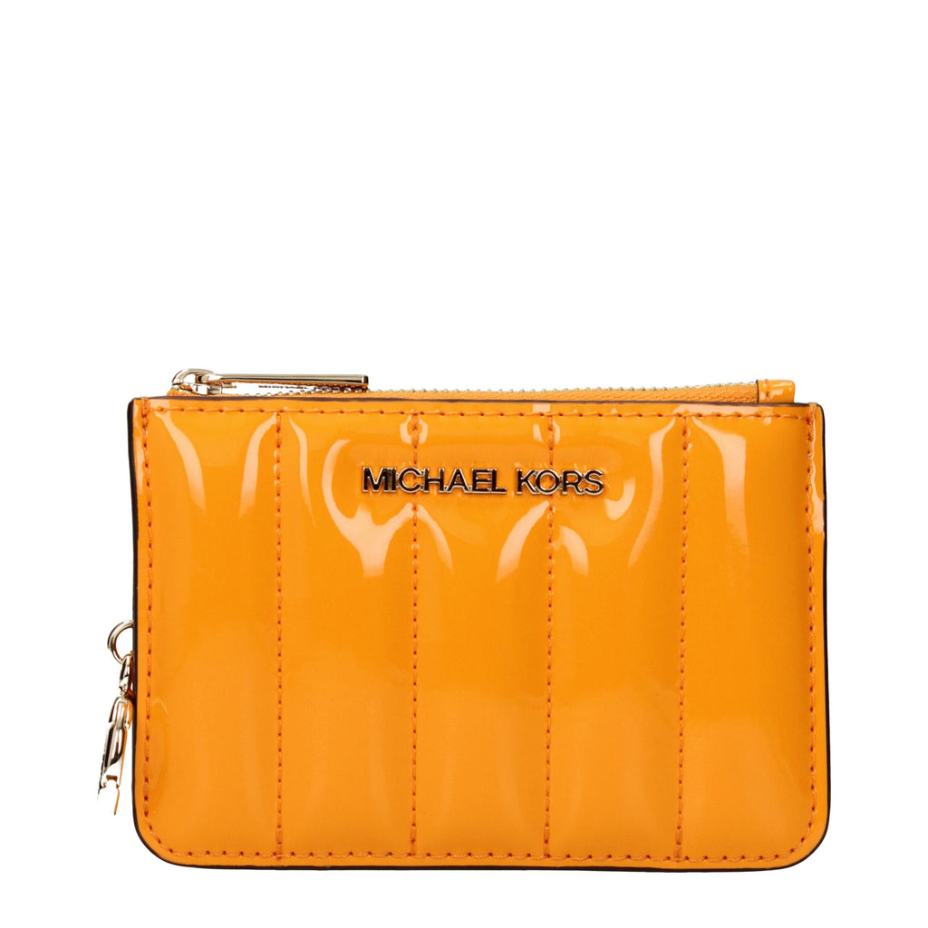 Michael Kors Orange Leather Wallet