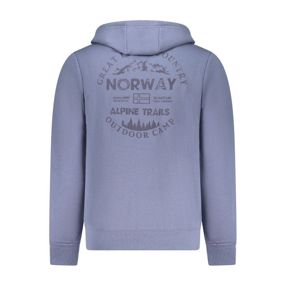 Norway 1963 Blu Cotton Men's Hoodie
