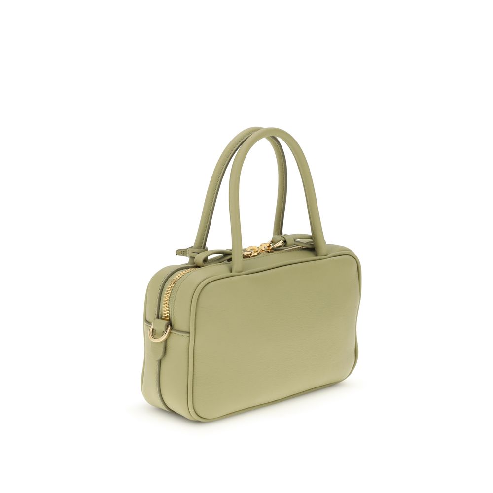 Prada Bicolor Calf Leather Bos Taurus Handbag