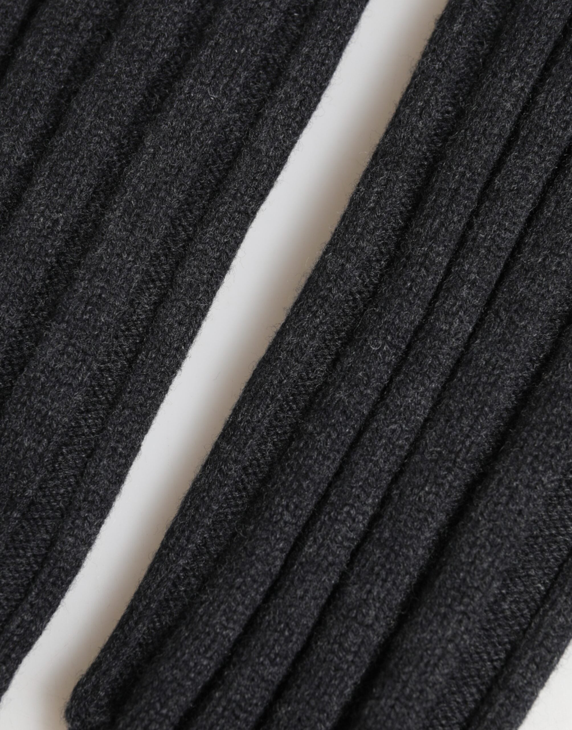 Dolce & Gabbana Black Virgin Wool Knitted Fingerless Gloves